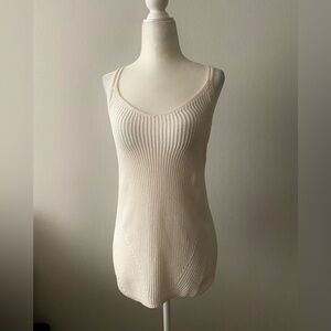 MM6 Maison Martin Margiela Ivory Sleeveless Tunic